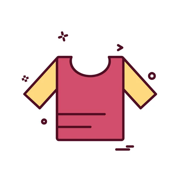 シャツのアイコン デザインのベクトル — ストックベクタ