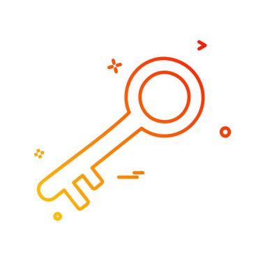 Simge tasarlamak vektör kilitli