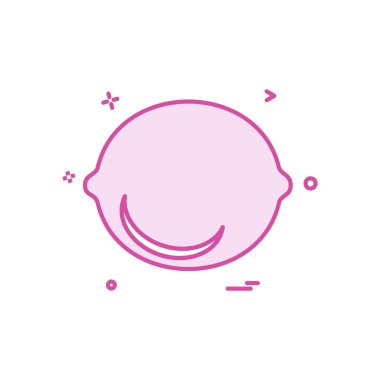 Limon simgesi tasarım vektörü