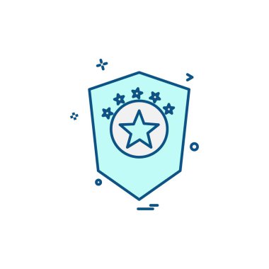 Güvenlik simge tasarlamak vektör 