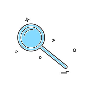 Arama simge tasarlamak vektör