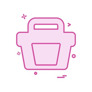 Alışveriş simgesi tasarım vektörü