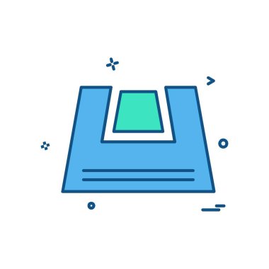 Çanta simge tasarlamak vektör