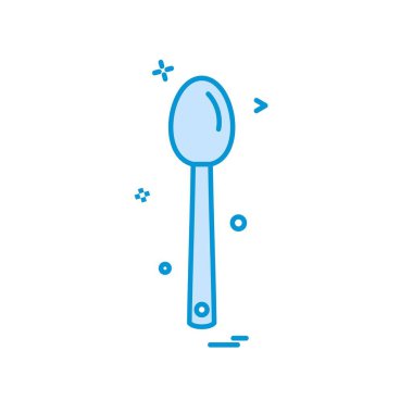 Kaşık simge tasarlamak vektör