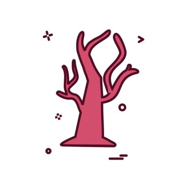 Cadılar Bayramı simgesi tasarım vektörü