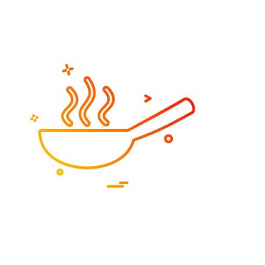 Mutfak simgesi tasarım vektörü 