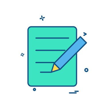 Eğitim simge tasarlamak vektör