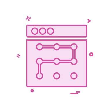 Web düzeni simge tasarım vektörü