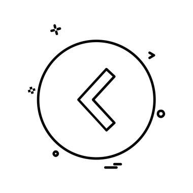 Ok simgesi tasarım vektörü