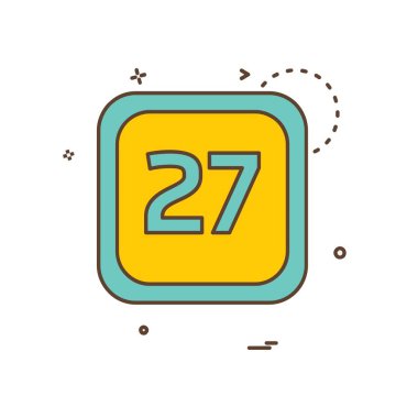 Takvim simge tasarlamak vektör 