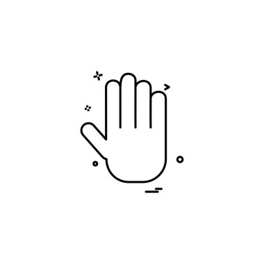 El simgesi tasarım vektörü 