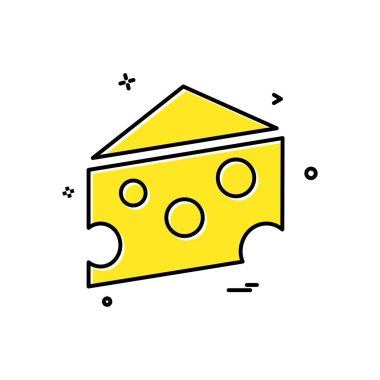 Gıda simgesi tasarım vektörü