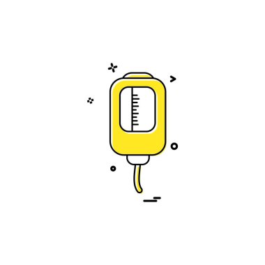 Tıbbi simge tasarım, renkli vektör çizim