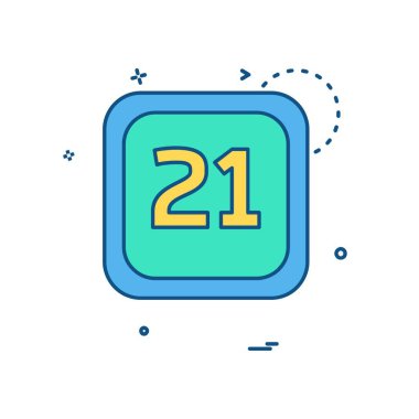 Takvim simge tasarlamak vektör 