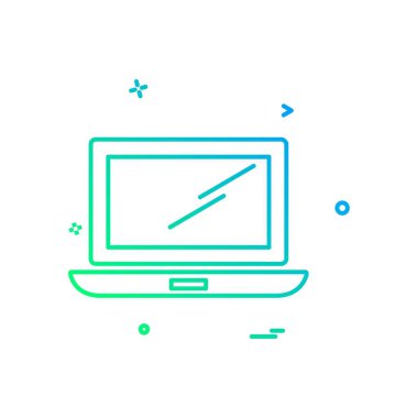 Bilgisayar simgesi tasarım vektörü