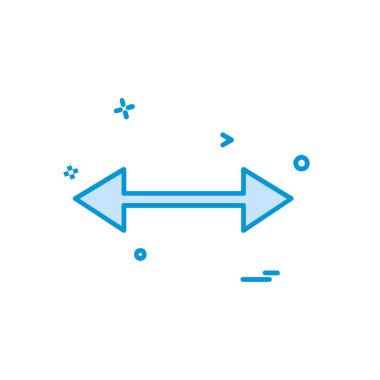 İki yönlü simge tasarlamak vektör