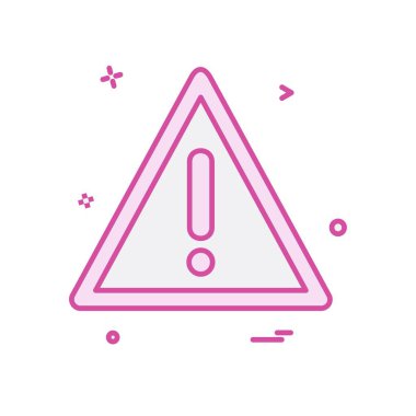 Uyarı simge tasarlamak vektör