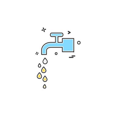 Tap simge tasarım vektörü