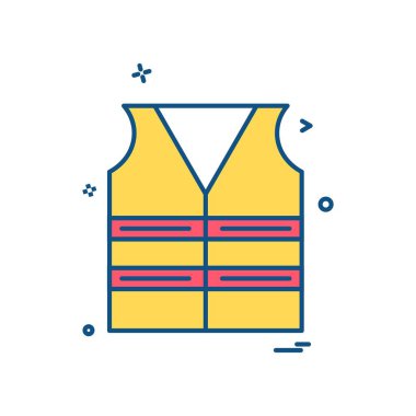 ceket iş simge vektör tasarımı