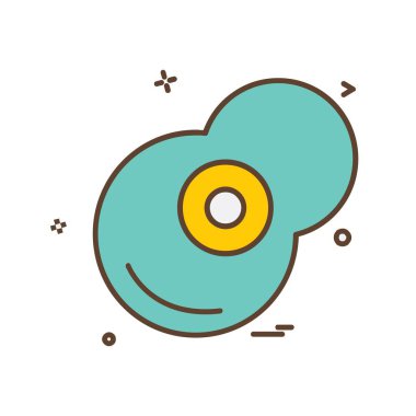 Yumurta simge tasarlamak vektör