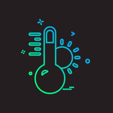 Sıcaklık simge tasarlamak vektör