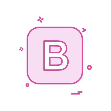 İngilizce alfabe simge tasarlamak vektör 