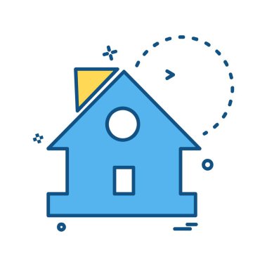 Emlak simge tasarlamak vektör