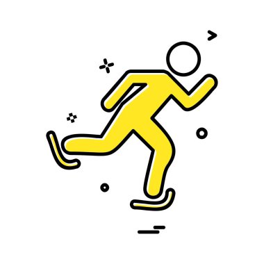 Spor simge tasarlamak vektör 