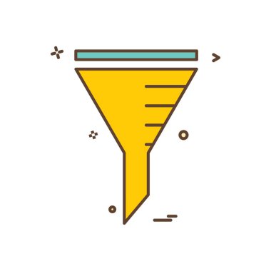 Filtre simge vektör tasarımı