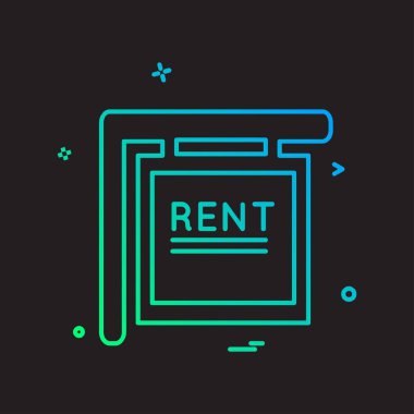 Emlak simge tasarlamak vektör