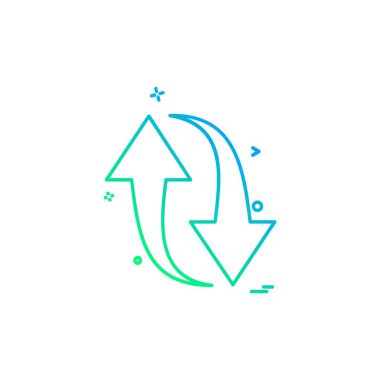 Simge tasarım vektörünü tazele