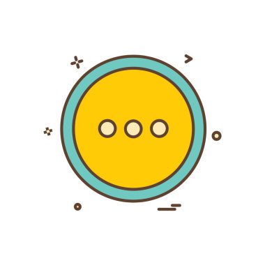 Kullanıcı arayüzü düğmesi simge tasarım vektörü