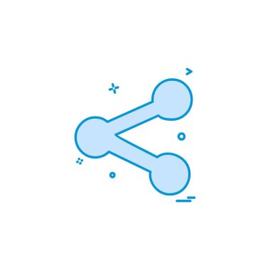 Simge tasarım vektörünü paylaş