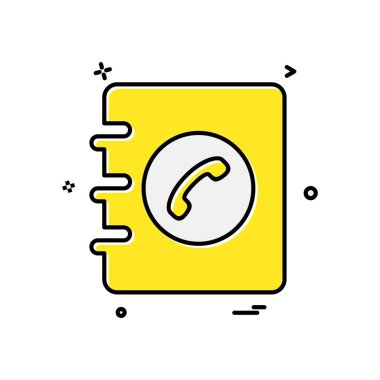 Liste simgesi tasarım, renkli vektör çizim başvurun