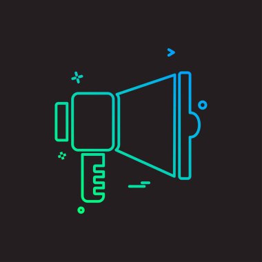 Birim simge tasarlamak vektör