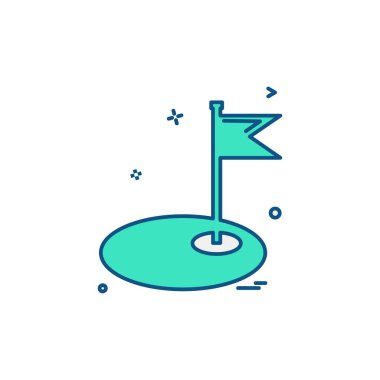 Sporrts ve Oyunlar simge tasarlamak vektör