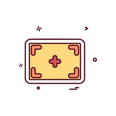 Hedef simge tasarlamak vektör