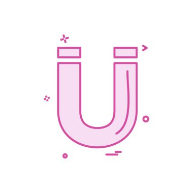 Magnet simge tasarım vektörü