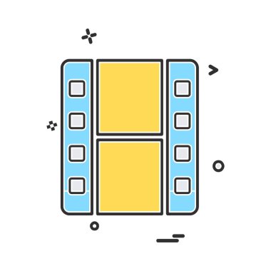 Film simge tasarlamak vektör