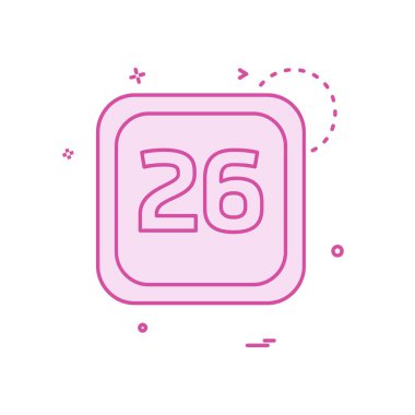 Takvim simge tasarlamak vektör 