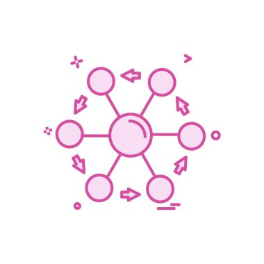 Simge tasarım vektörünü paylaş