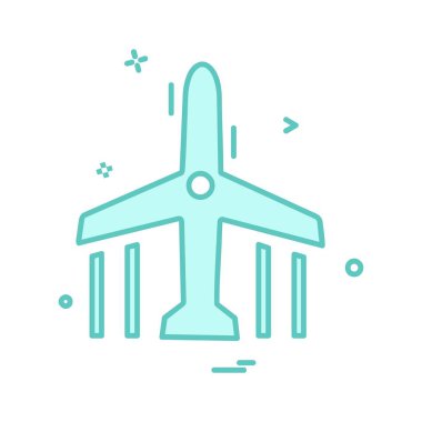 Seyahat simgesi tasarım vektörü 