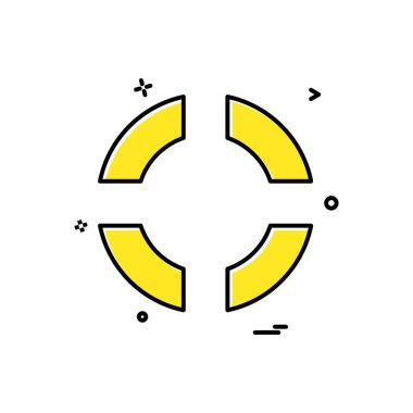 Yüzme simge tasarlamak vektör