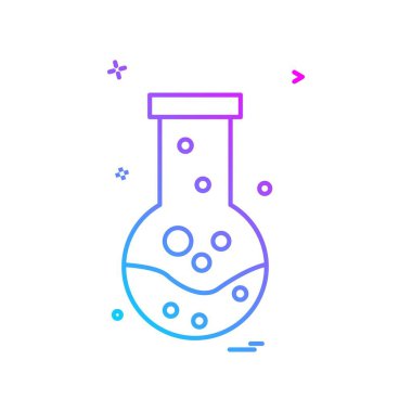 Beaker ikon tasarım vektörü