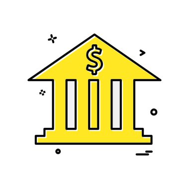 Doları simge tasarlamak vektör