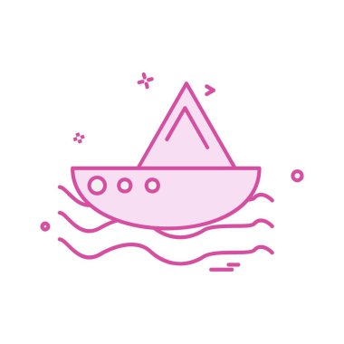 Yüzme simge tasarlamak vektör 