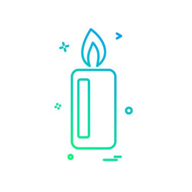 Mum simgesi tasarım vektörü