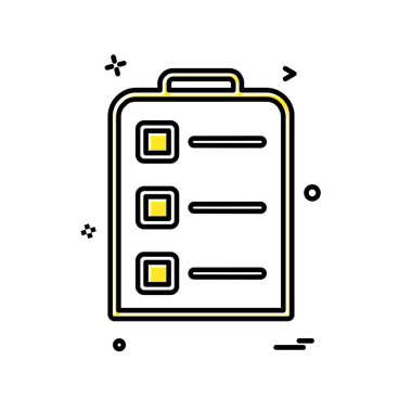 Pano simgesi tasarım, renkli vektör çizim