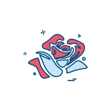 Sevgililer günü simge tasarlamak vektör