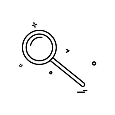 Arama simge tasarlamak vektör